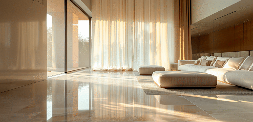 modern upscale living room